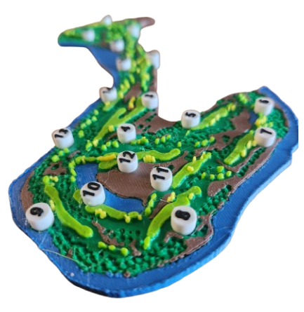 Custom Multi-Colour Golf Course